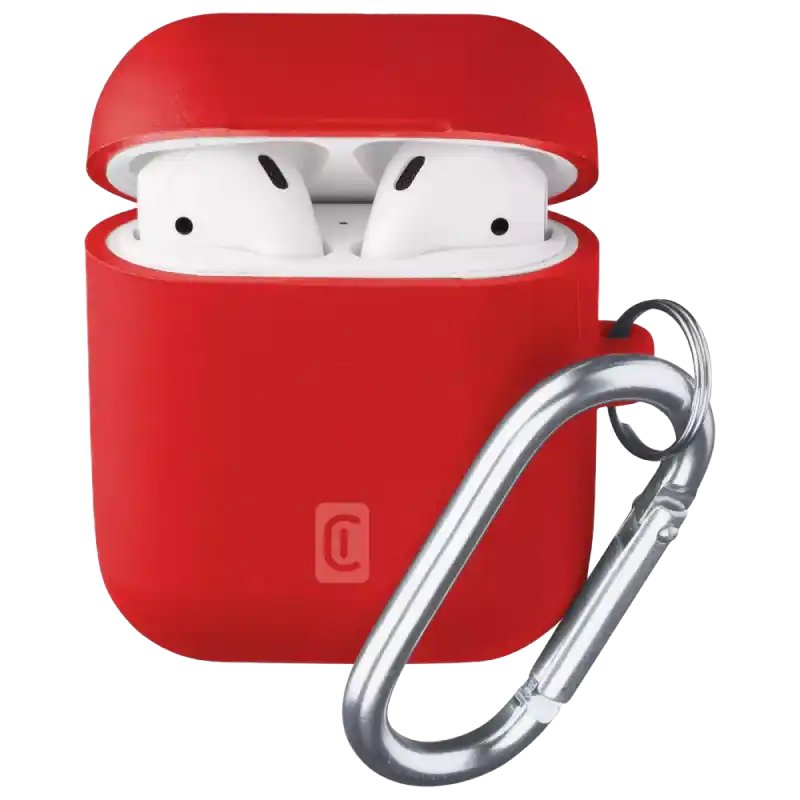 Чехол для Airpods Cellularline Bounce - AirPods 1 & 2, Красный