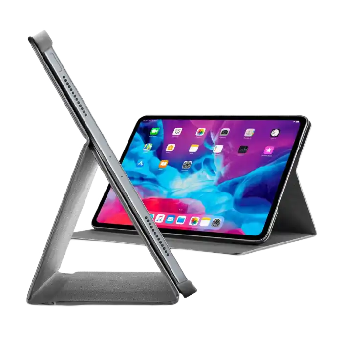 Чехол для планшета Cellularline Folio - iPad Pro 12.9" (2020), Искусственная кожа, Чёрный
