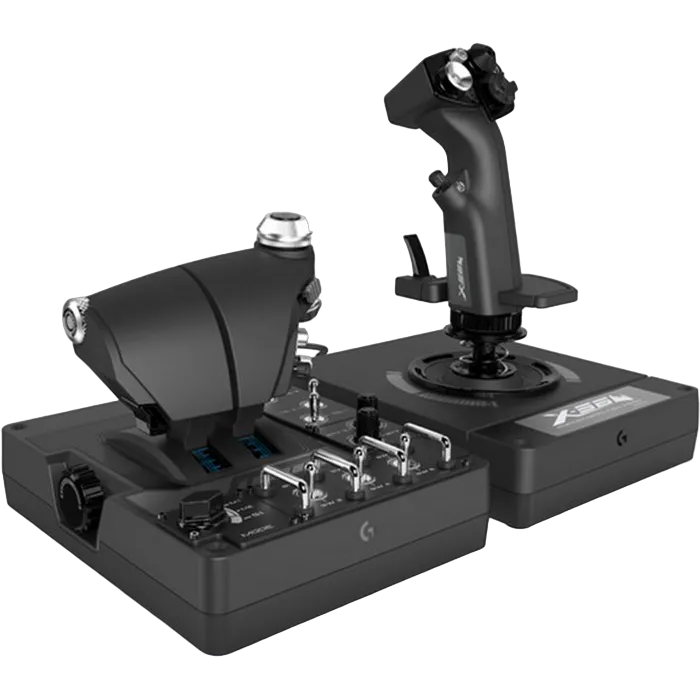 Joystick Logitech G X56 HOTAS, Throttle and Stick Simulation Controller, RGB