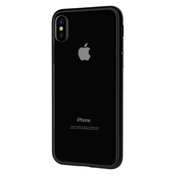 Husa Back Apple iPhone XS/X, Mirror (PC+TPU), Devia, Black