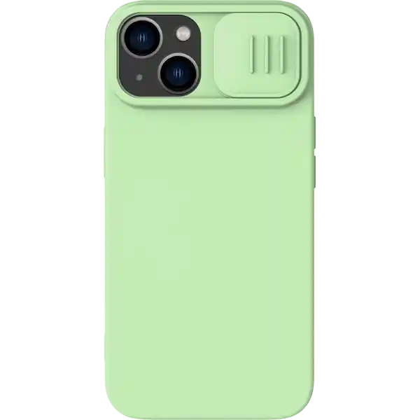 Nillkin Apple iPhone 15, CamShield Silky Silicone Case, Mint Green