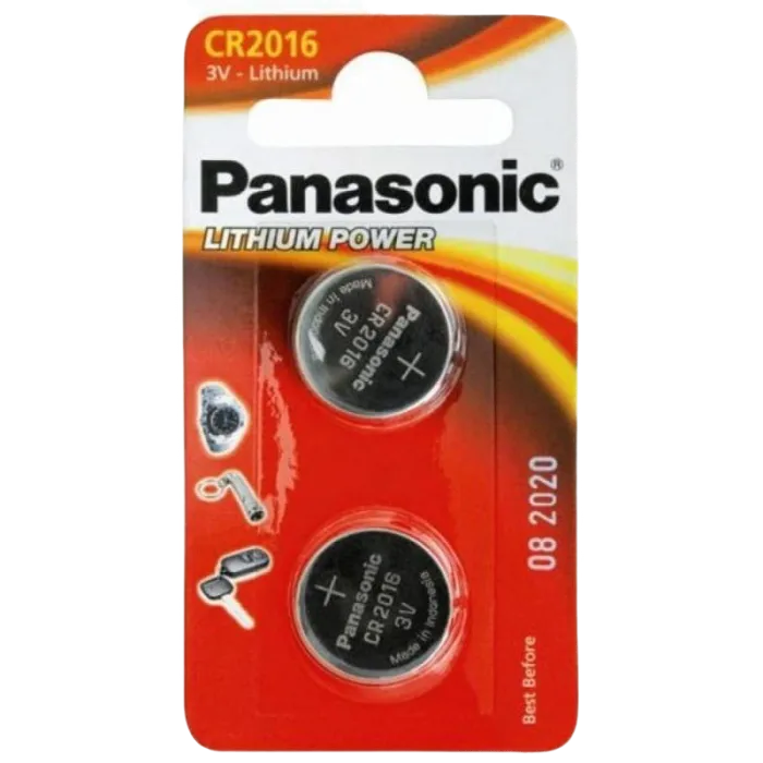 CR2016, Blister*2, Panasonic, CR-2016EL/2B