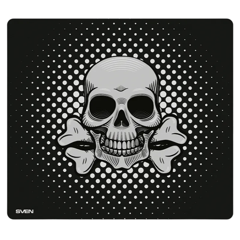 Gaming Mouse Pad SVEN GF2L, 450 x 400 x 3mm, Fabric surface for Speed, Rubberized base, Picture