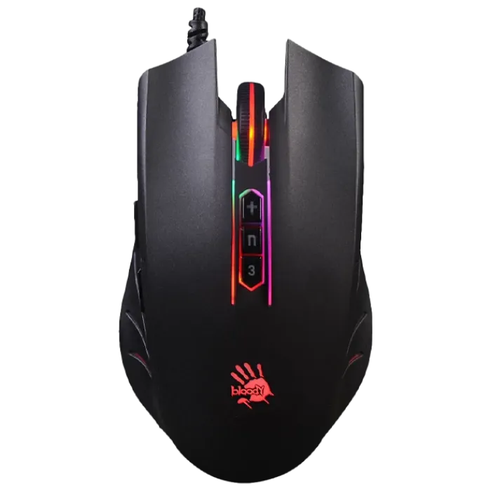 Gaming Mouse Bloody Q81 Curve, 500-3200 dpi, 8 buttons, 60 IPS, 20G, 98g, Ambidextrous, X'Glide, Neo