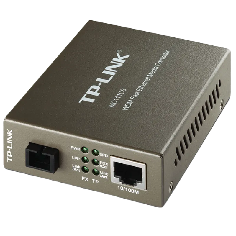 Cumpara  Convertoare media - Медиаконвертер TP-LINK MC111CS, 20 км..