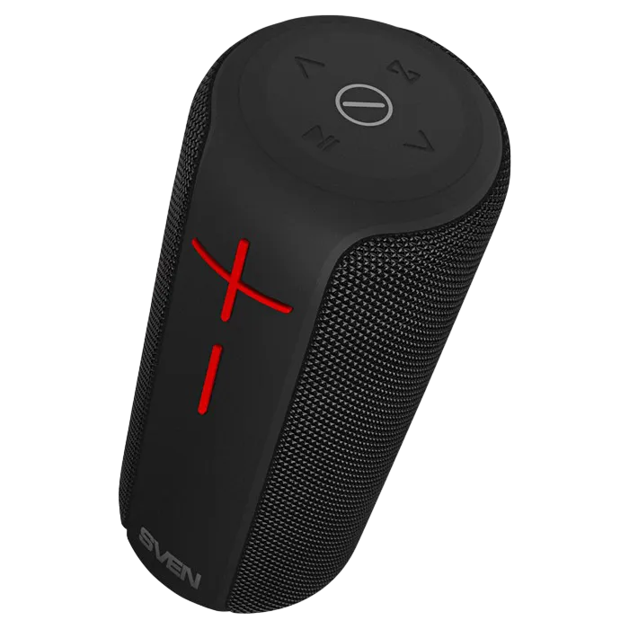 Speakers SVEN "PS-215" 12W, Waterproof (IPx6), TWS, Bluetooth, FM, USB, microSD, 2400mA*h, Black