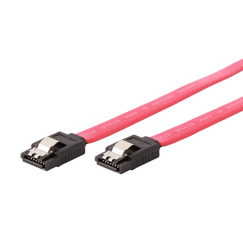 Cable Serial ATA III  30 cm data cable, metal clips, Cablexpert CC-SATAM-DATA-0.3M