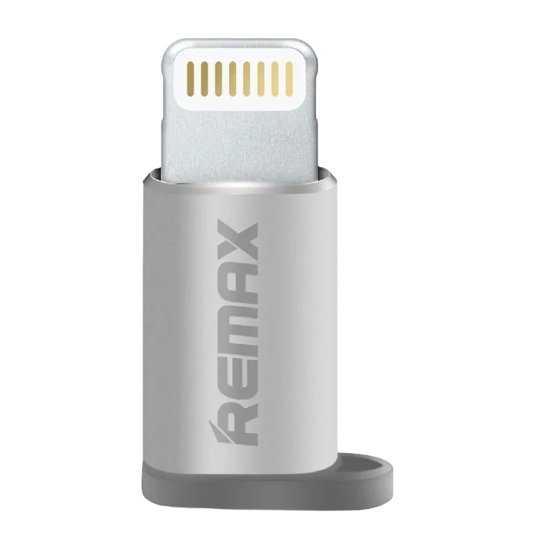 Adapter Remax Micro-USB to Lightning, Silver