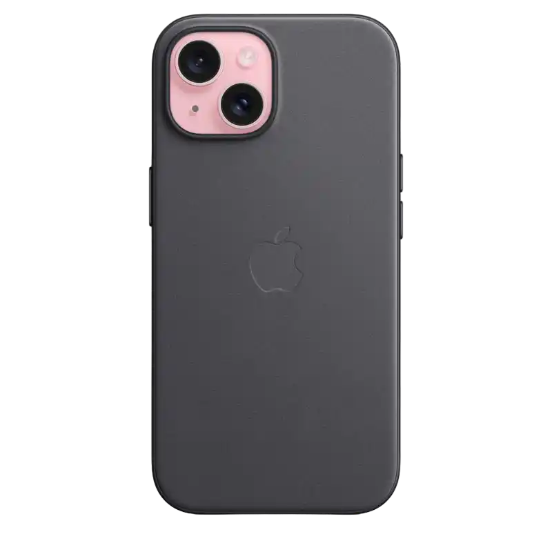Чехол Apple iPhone 15 FineWoven Case with MagSafe, Чёрный