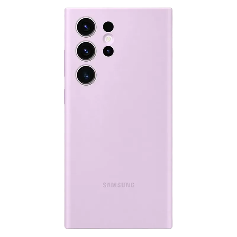 Original Sam. silicone cover Galaxy S23 Ultra, Lilac