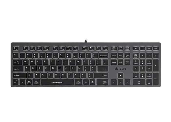 Клавиатура A4Tech FX60, Проводное, Серый