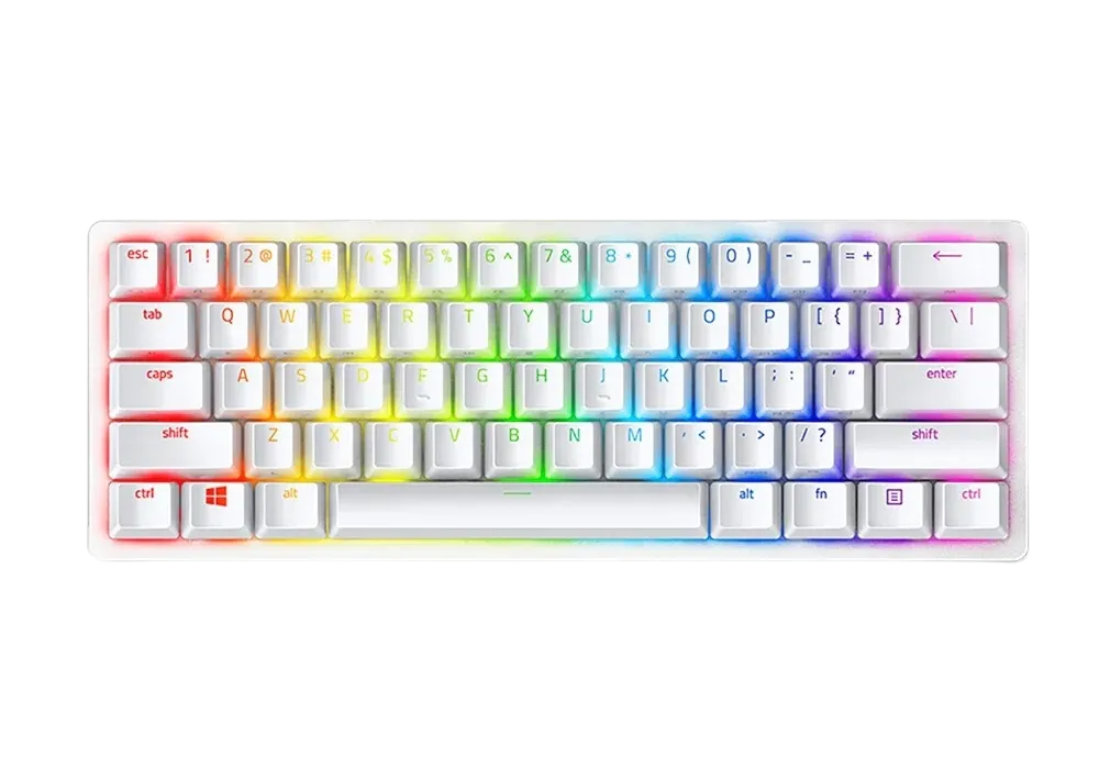 Gaming Keyboard Razer Huntsman Mini, Mechanical, 60% Form Factor, Optical Linear SW, Aluminum, Doubl