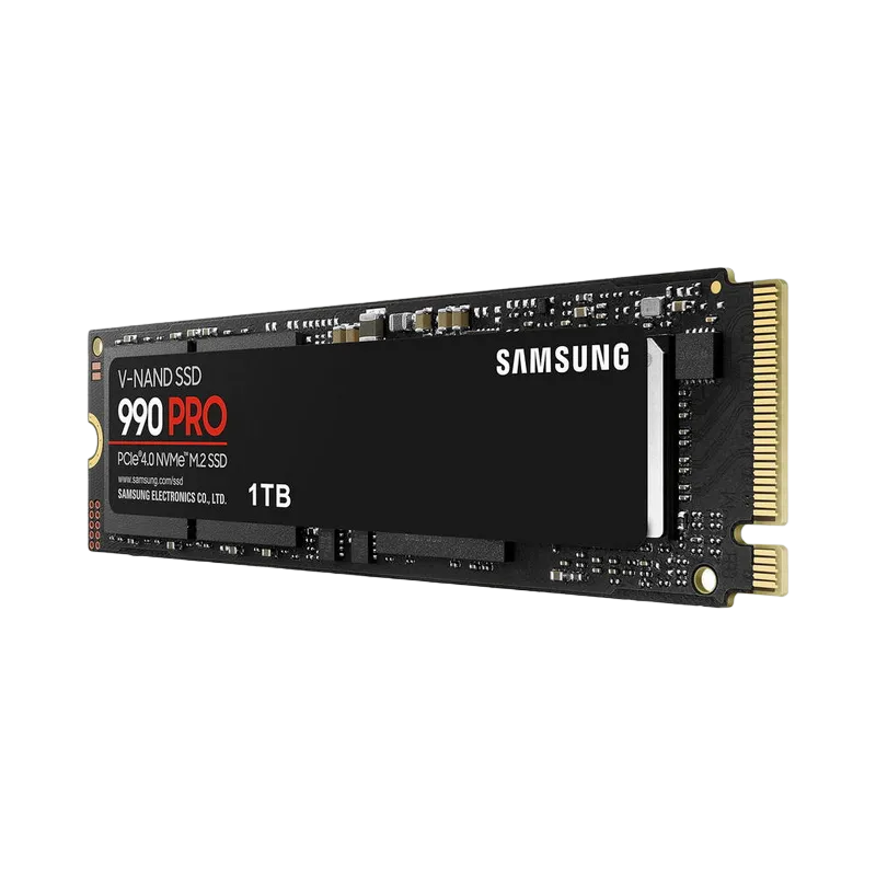 .M.2 NVMe SSD 1.0TB Samsung 990 PRO [PCIe 4.0 x4, R/W:7450/6900MB/s, 1200K/1550K IOPS, 600TB, 3DTLC]