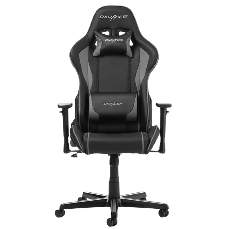 Gaming Chair DXRacer Formula GC-F08-NG, Black/Grey, User max loadt up to 150kg / height 145-180cm
