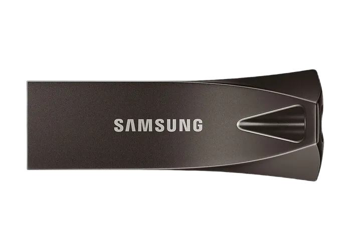 32GB USB3.1 Flash Drive Samsung Bar Plus "MUF-32BE4/APC", Grey, Metal Case (R:200MB/s)
