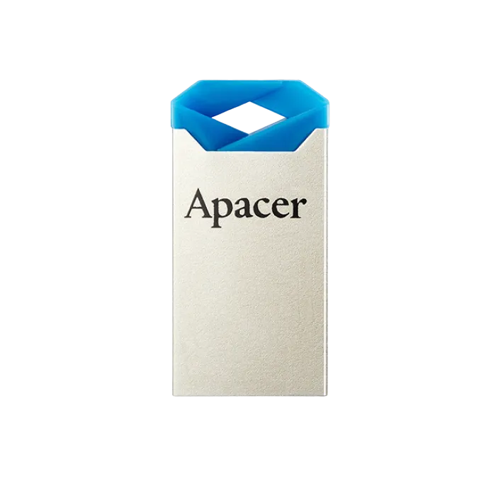 16GB USB2.0 Flash Drive Apacer "AH111", Silver-Blue, Super-Mini, Metal, Capless (AP16GAH111U-1)