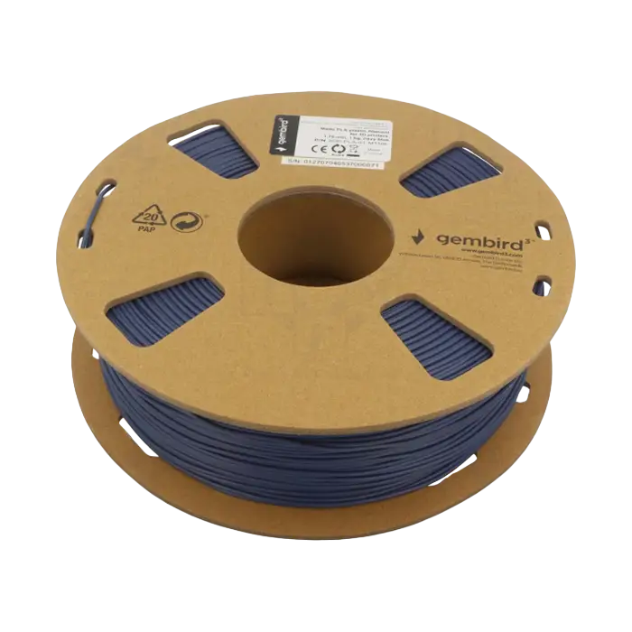 PLA 1.75 mm, Matte Navy Blue Filament, 1 kg, Gembird 3DP-PLA-01-MTNB