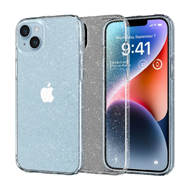 Spigen iPhone 14, Liquid Crystal, Glitter Crystal