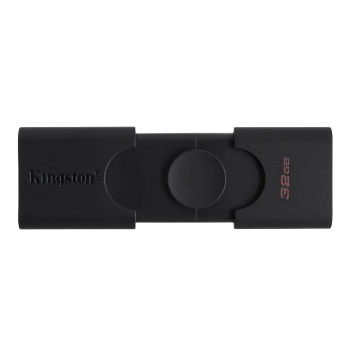 32GB USB3.2 Type-A/Type-C Flash Drive Kingston DataTraveler® Duo (DTDE/32GB), Black, Dual Slider