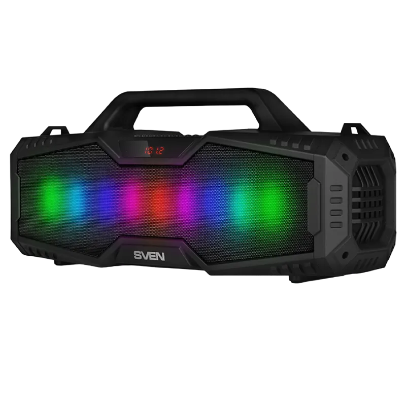 Speakers SVEN "PS-480" 24w, Black, Bluetooth, microSD, FM, AUX, USB, power:2000mA, USB, DC5V