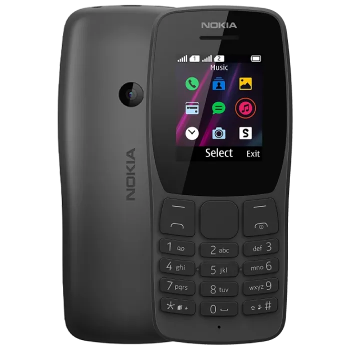 Мобильный телефон Nokia 110, Чёрный..