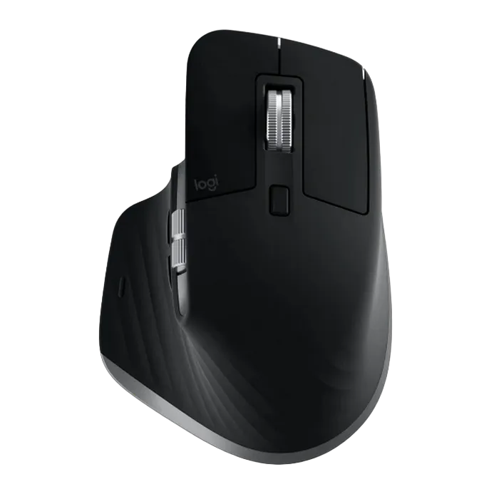 Wireless Mouse Logitech MX Master 3S for Mac, 200-8000 dpi, 7 buttons, BT+2.4Ghz, 500mAh, Space Gray