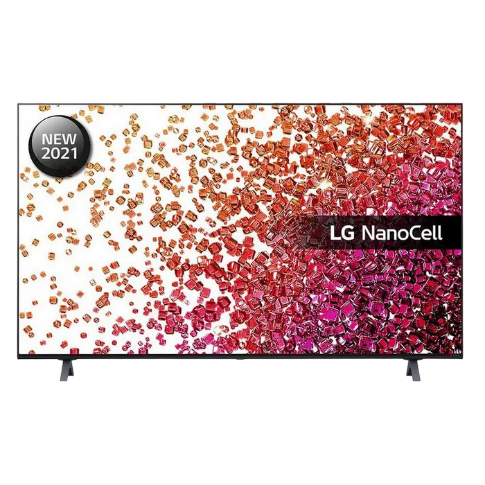50" LED TV LG 50NANO756PA, Black (3840x2160 UHD, SMART TV, DVB-T/T2/C/S2)