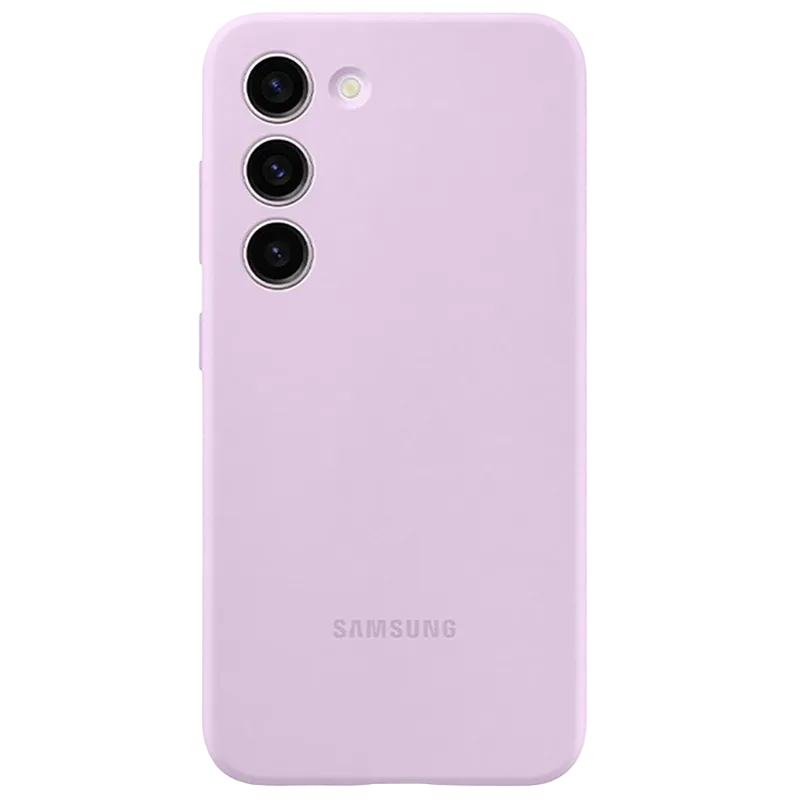 Original Sam. silicone cover Galaxy S23, Lilac
