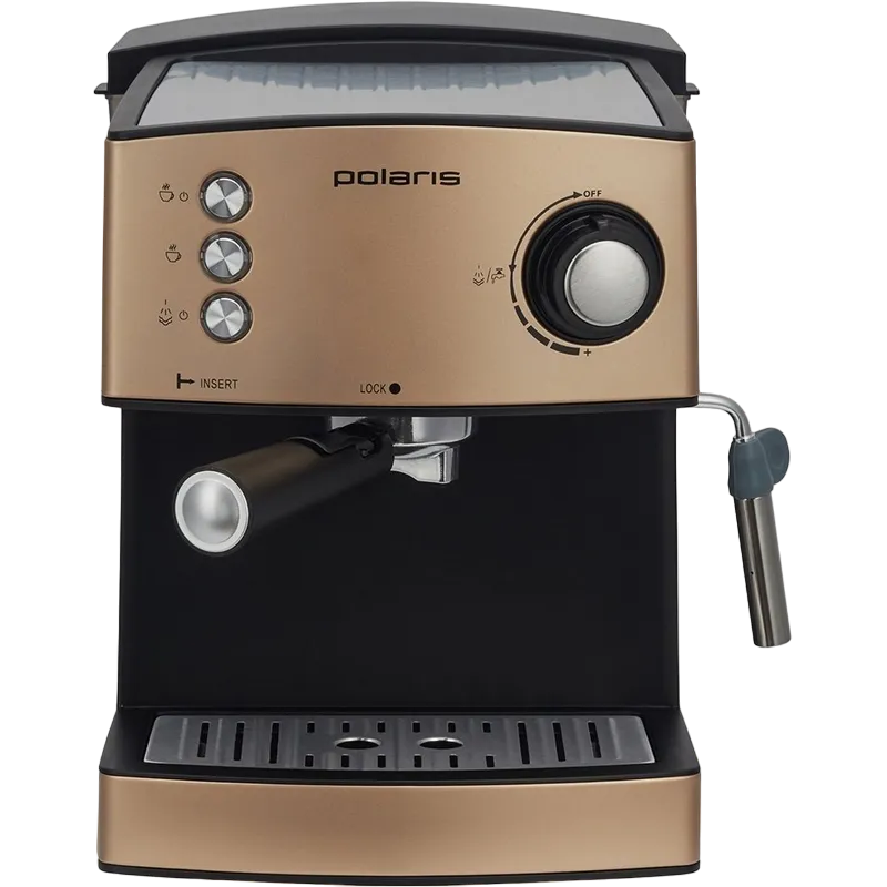 Coffee Maker Espresso Polaris PCM1527E Champagne
