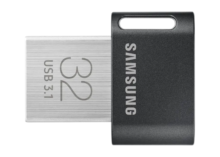 32GB USB3.1 Flash Drive Samsung FIT Plus "MUF-32AB/APC", Grey, Plastic Case (R:200MB/s)