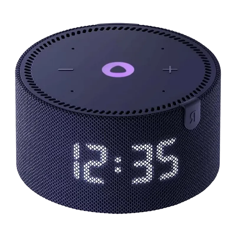 Yandex station mini YNDX-00020B  Blue with clock.