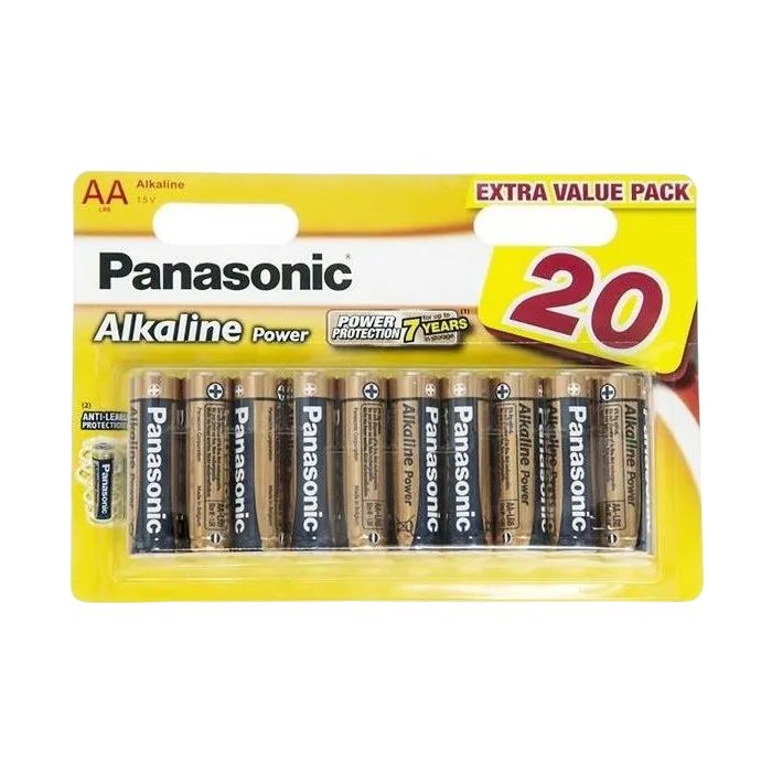 Panasonic "ALKALINE Power" AA, Blister*20, Alkaline, LR6REB/20BW