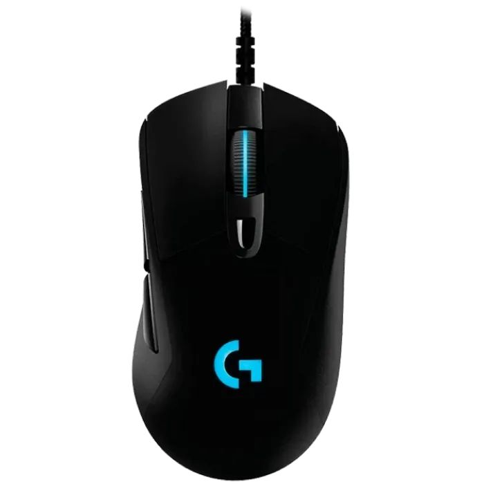 Gaming Mouse Logitech G403, 100-25600 dpi, 6 buttons, 400IPS, 40G, 87.3g+10g, 1000Hz, Ergonomic, RGB