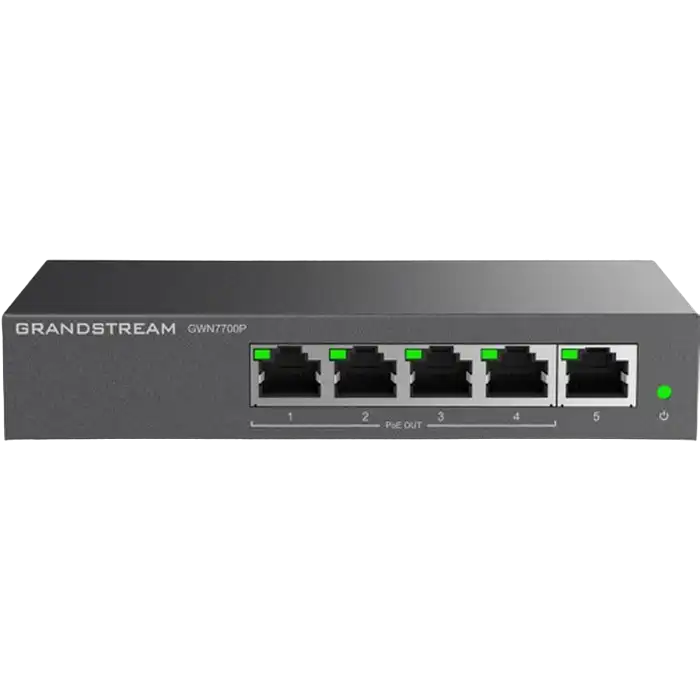 PoE коммутатор Grandstream GWN7700P, 4x IEEE 802.3af/at