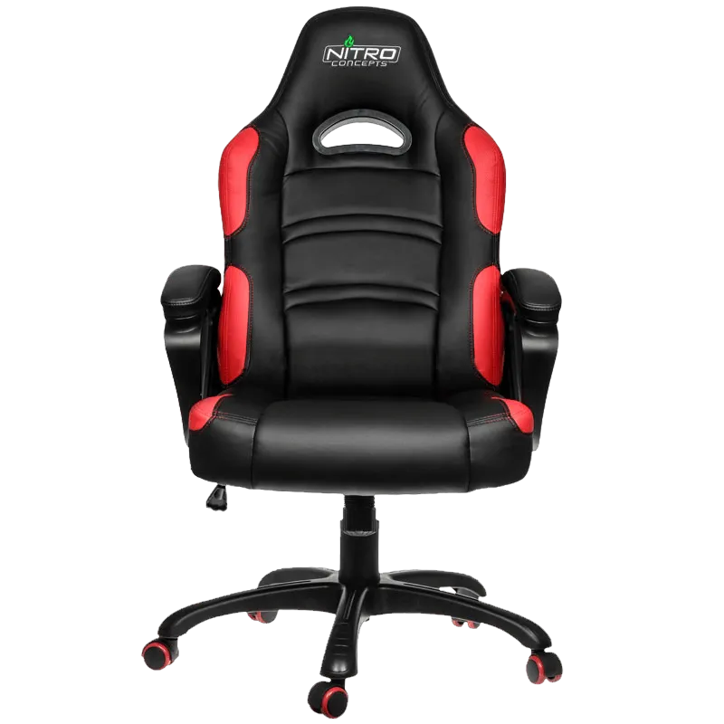 Gaming Chair Gamemax GCR07, Maximum load 125 kg, Rocking mechanism, Black/Red