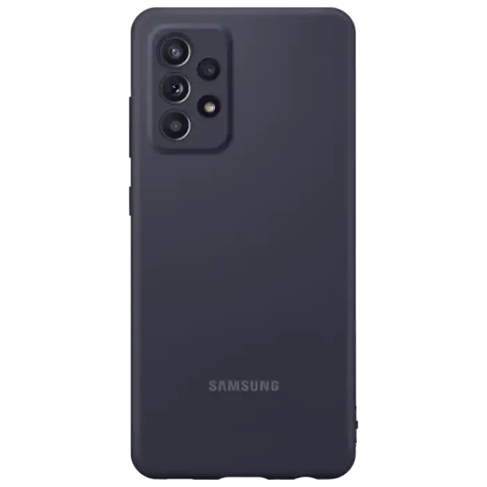 Чехол Samsung Silicone Cover Galaxy A52, Чёрный