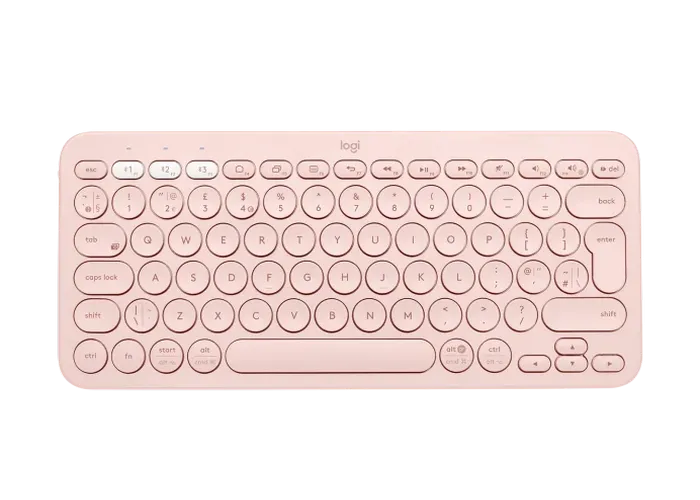 Wireless Keyboard Logitech K380 Multi-Device, Compact, Slim, Low-profile, Quiet typing, F-keys, 2xAA