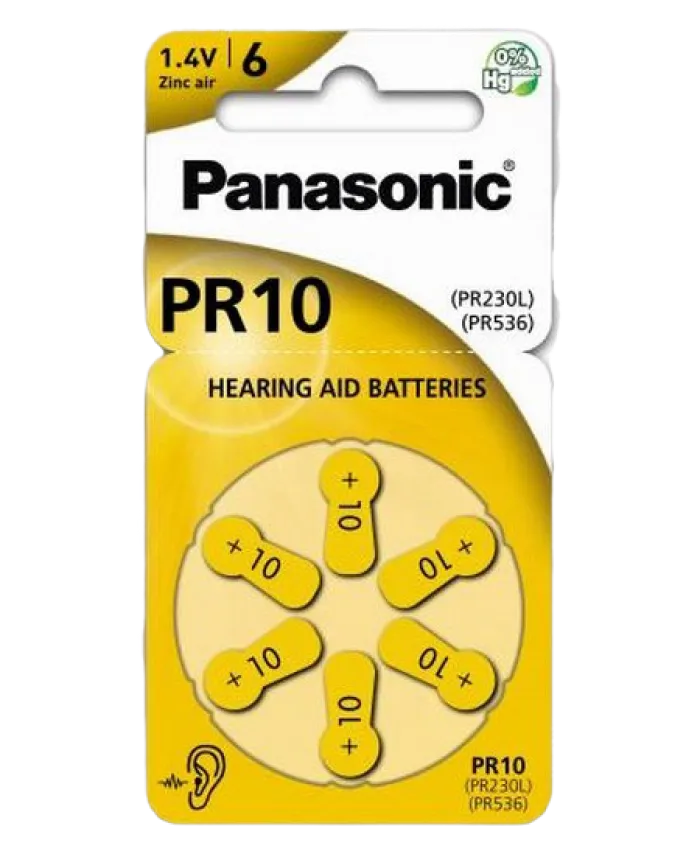 PR230, Blister*6, Panasonic, PR-230/6LB, 3.6x5,8mm, 105mAh