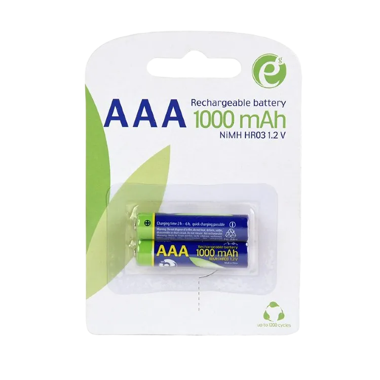 AAA 1000mAh, Blister*2, Energenie, Ni-MH, EG-BA-AAA10-01