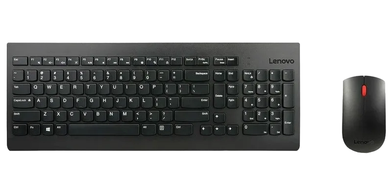 Lenovo Essential Wireless Combo Keyboard & Mouse, 2.4G & Bluetooth, Russian/Cyrillic (4X30M39487)