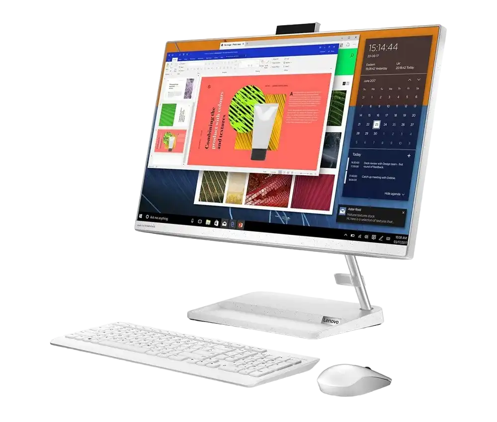 Моноблок Lenovo IdeaCentre 3 24IAP7, 23,8", Intel Core i5-12450H, 16Гб/512Гб, Без ОС, Белый