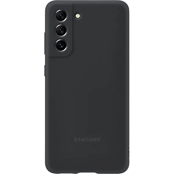Original Sam. silicone cover Galaxy S21 FE, Dark Gray