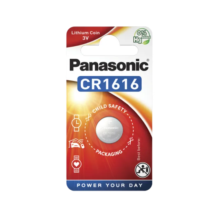 CR1616, Blister*1, Panasonic, CR-1616EL/1B