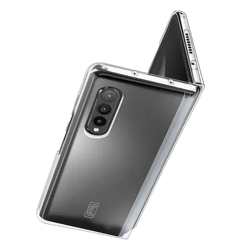 Cellular Sam. (Gal. Z Flip 4), Clear Case, Transparent