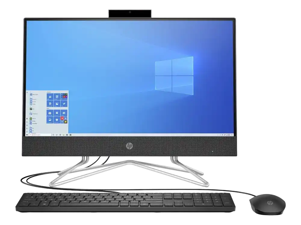 Моноблок HP 22-df1054ur, 21,5", Intel Core i5-1135G7, 8Гб/256Гб, Windows 11 Home, Чёрный