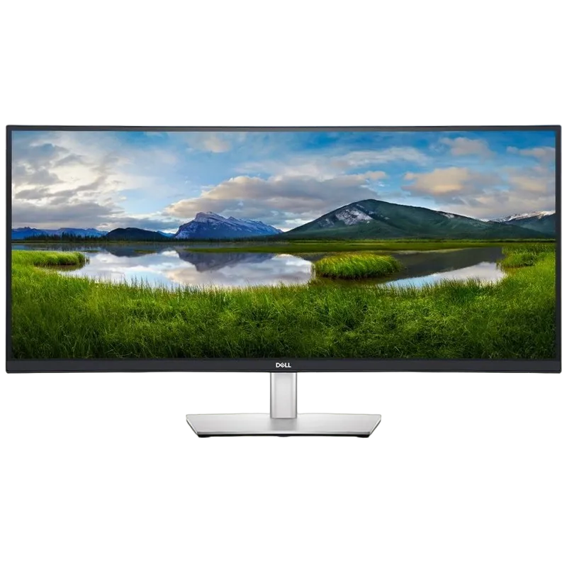 34" DELL P3424WE, Black, Curved-IPS, 3440x1440, 60Hz, 5ms, 300cd, CR1000:1, LAN, HDMI+DP+TypeC+USB