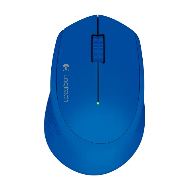 Wireless Mouse Logitech M280, Optical, 1000 dpi, 3 buttons, Ergonomic, 1xAA, Blue