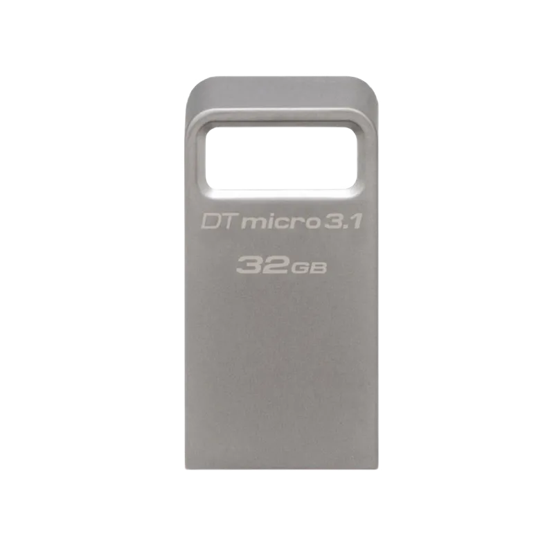 32GB USB3.1 Flash Drive Kingston DataTravaler Micro "DTMC3", Ultra-small Metal Case (DTMC3/32GB)