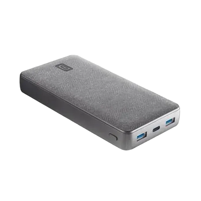 Power Bank Cellularline 20000mAh, PD 65W, Shade Laptop, Gray