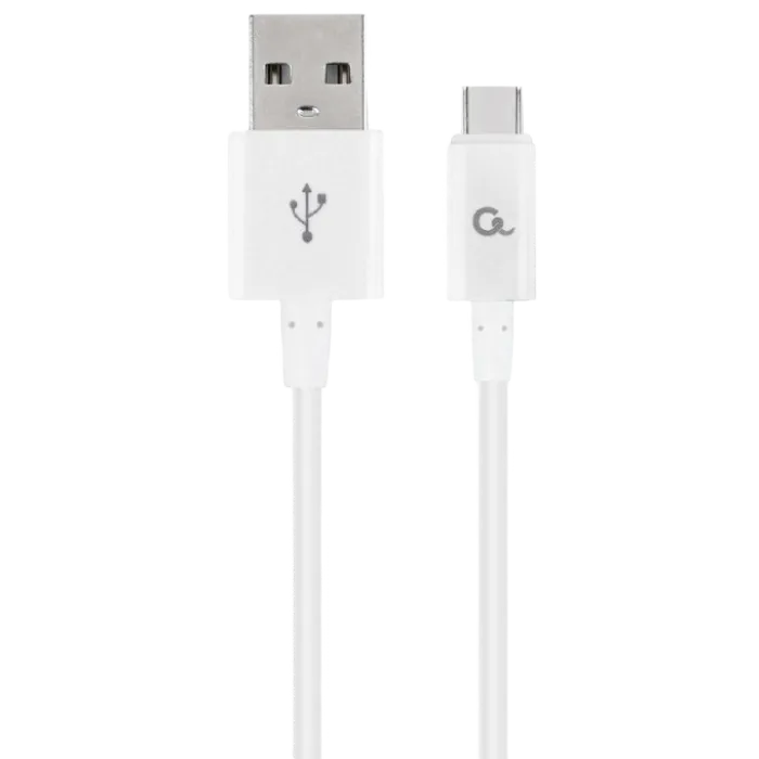 Blister Type-C/USB2.0, AM/CM, 2.0 m, Cablexpert White, CC-USB2P-AMCM-2M-W